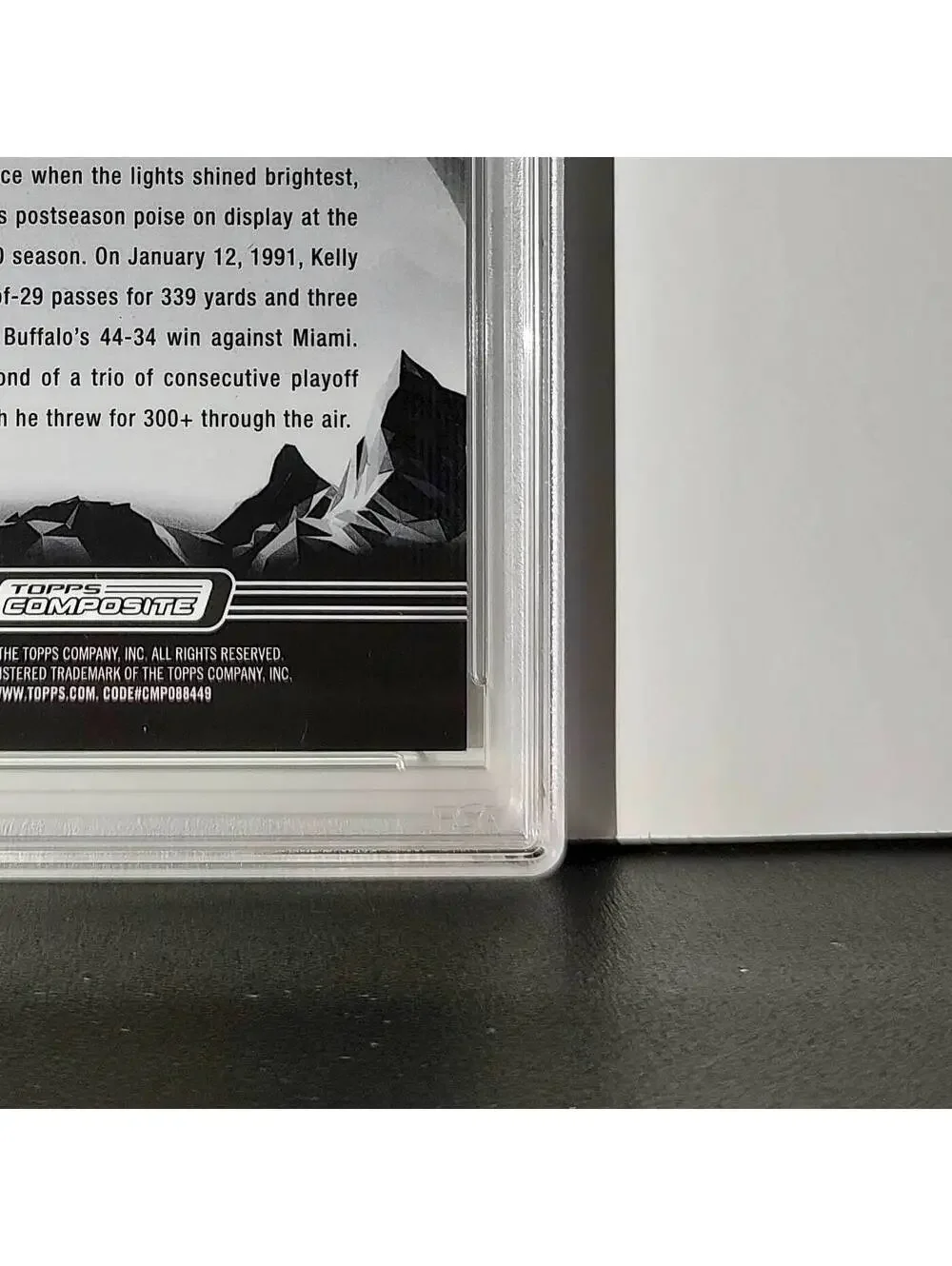 Jim Kelly 2023 Topps Midnight Morning Parallel 057/125 #305 PSA 9 Mint